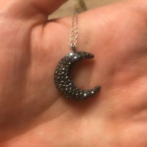 Crystal moon necklace